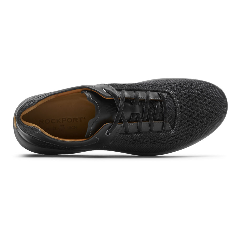 Rockport Sneakers Herr Svarta - Pulsetech Plain Toe - TMJYA3795